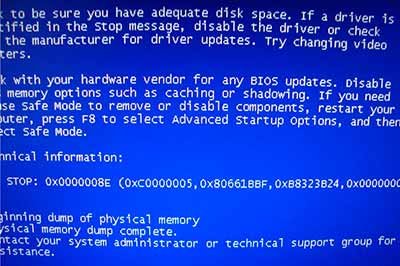 Синий экран смерти или не так страшен чёрт, как его малюют!